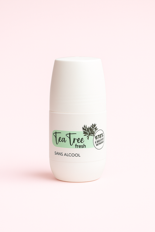 Déodorant naturel à l’huile de nigelle – Roll-on tea tree sans alcool (97,6%  d'ingrédients d'origine naturel)